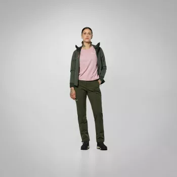 Salewa Puez Dolomia 2 broek dames softshellbroek - Dark Olive, maat S