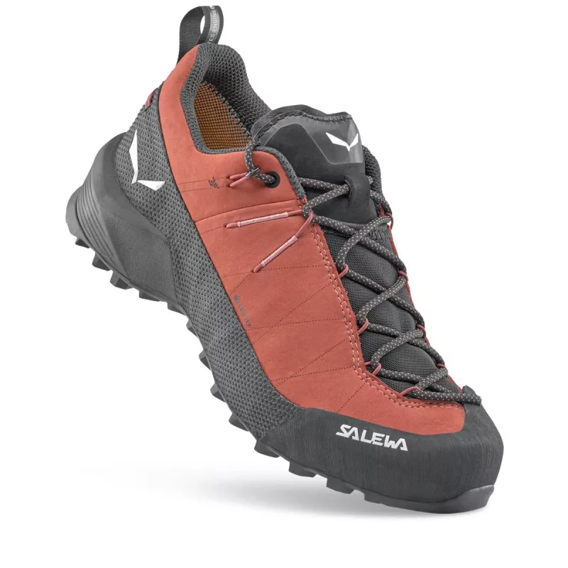 Salewa Wildfire Leather 2 GTX dames approachschoen - Etruscan Red/Black, maat 37