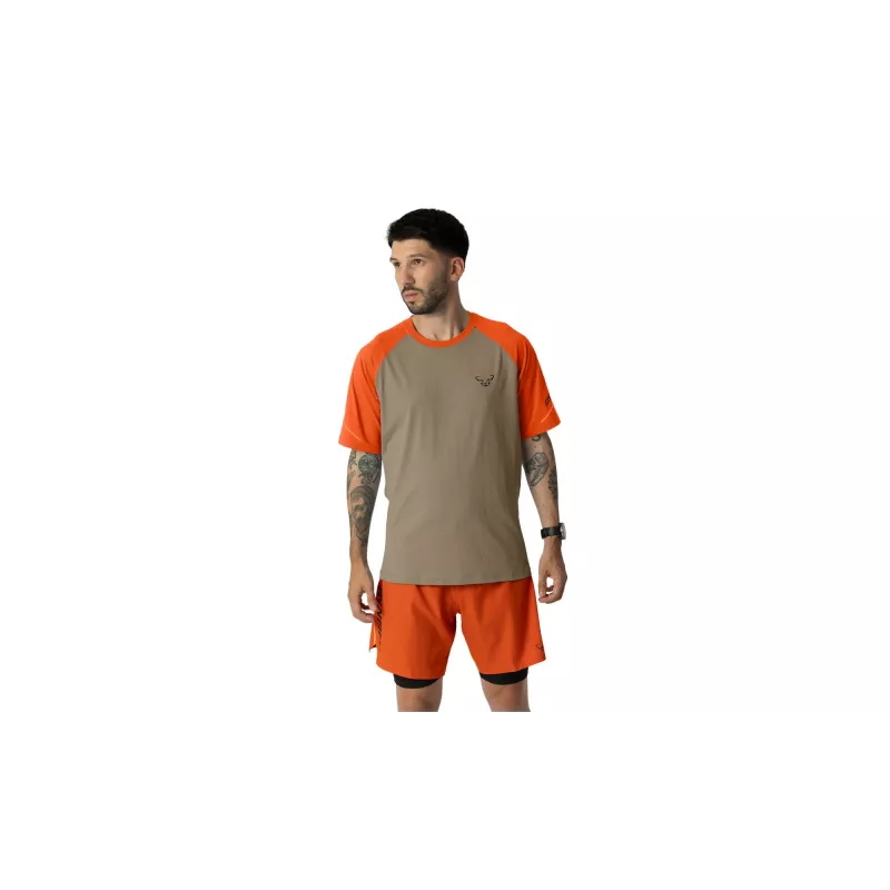 SALEWA Dynafit Alpine Pro S/S Tee hardloopshirt - Fallen Rock - maat M