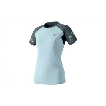 SALEWA dames Dynafit Alpine Pro S/S tee - Cloud Blue, maat XS