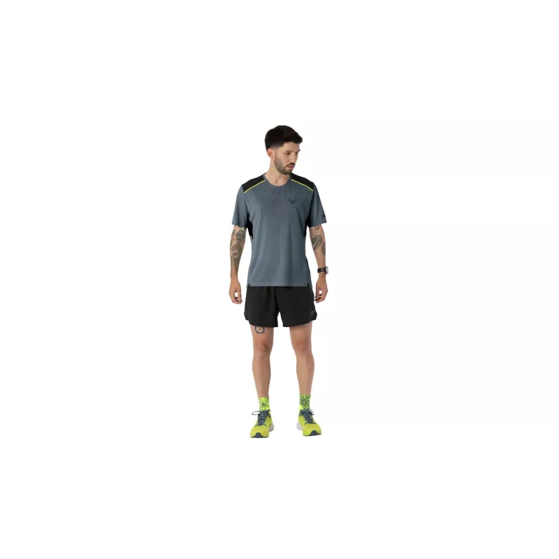 SALEWA Dynafit Sky Shirt hardloopshirt - Cinder - maat L