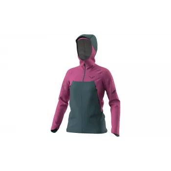 SALEWA dames Dynafit Transalper 3L jas - Magenta, maat XS