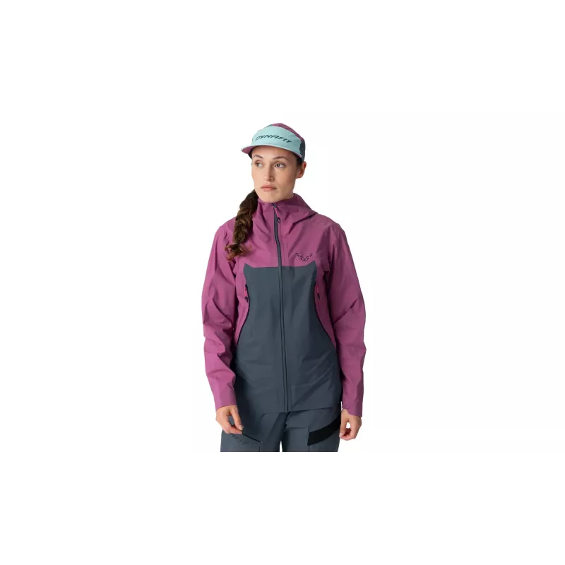 SALEWA dames Dynafit Transalper 3L jas - Magenta, maat M