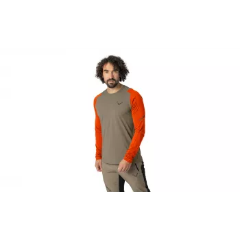 SALEWA longsleeve Dynafit Transalper L/S Tee - Fallen Rock maat M