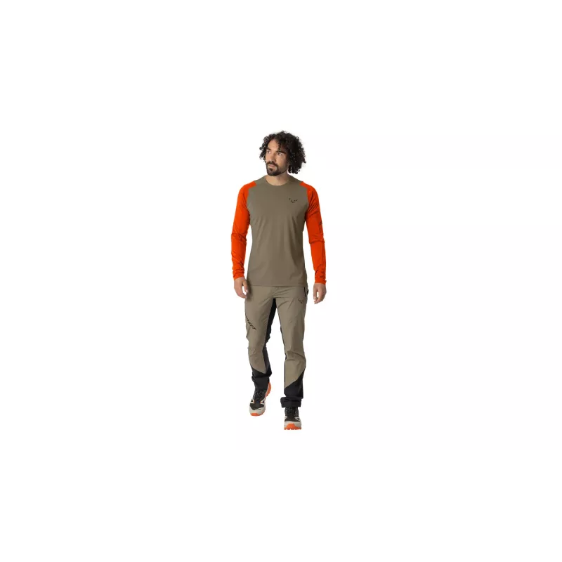 SALEWA longsleeve Dynafit Transalper L/S Tee - Fallen Rock maat M