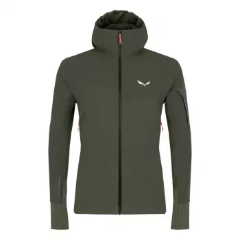 Salewa Agner Durastretch softshell jas - Faded Green - heren M