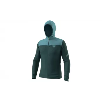 Dynafit Traverse Thermal jas met capuchon, rookblauw, M