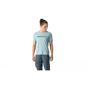 SALEWA Women's Dynafit Traverse T-shirt - Cloud Blue, maat S