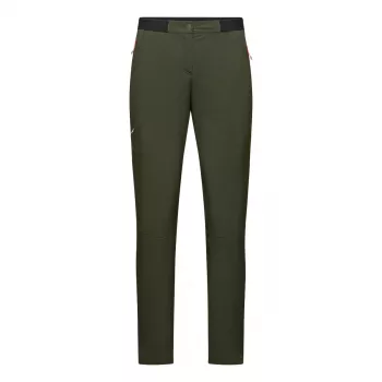 Salewa Pedroc 5 Dst Pant dames softshellbroek - Dark Olive, maat M