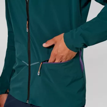 Salewa Pedroc Dst Light Jacket softshelljack - Pond Blue maat L