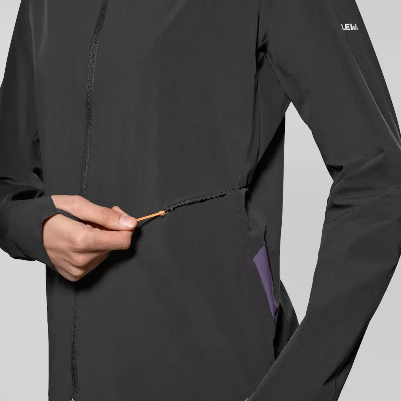 Salewa Pedroc Dst Light Jacket Dames Softshelljack - Black Out, XS