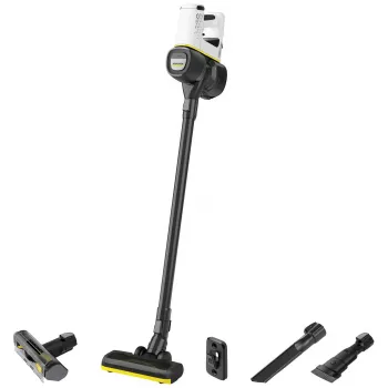 Kärcher VC 4 Cordless myHome Pet 2-in-1 steelstofzuiger, zakloos, zwart/wit, 0,65 L