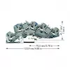 WAGO 2005-7646 doorvoerklem, 3-ader, 400V, 24A, 2,5mm², grijs
