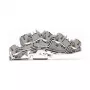 WAGO 2005-7646 doorvoerklem, 3-ader, 400V, 24A, 2,5mm², grijs