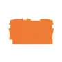 WAGO 2002-1292 eindplaat - oranje - 0,8 mm - 48,5 mm - 28,4 mm - 1,19 g