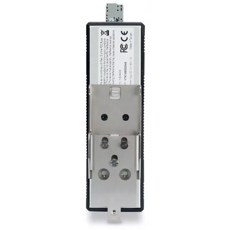 WAGO 852-1106 Industrial unmanaged Gigabit Ethernet-switch, 8-poorts, 10/100/1000 Mbps, DIN-rail montage