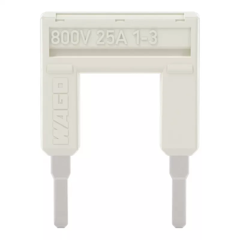 WAGO 2002-433 doorverbinder, van 1 naar 3, geïsoleerd, 25 A, lichtgrijs