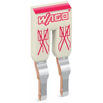 WAGO 2002-472 verspringende doorverbinder, 2-weg, geïsoleerd, 25 A, lichtgrijs