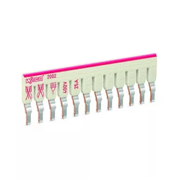 WAGO 2002-482 verspringende doorverbinder, 12-weg, geïsoleerd, lichtgrijs