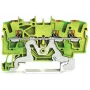 WAGO 2202-1307 3-leiders aardklem met drukknop, 2,5 mm²