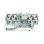 WAGO doorvoerklem 4-aderig Push-in 2,5 mm² grijs