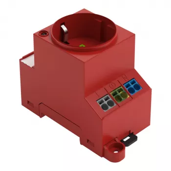 WAGO schakelkaststopcontact 709-583 rood 1 stuks