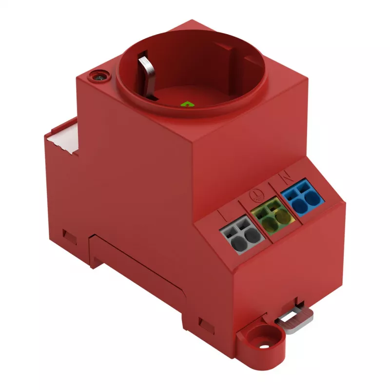WAGO schakelkaststopcontact 709-583 rood 1 stuks