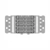 WAGO 221-2505 montagedrager met trekontlasting, 5-voudig, grijs