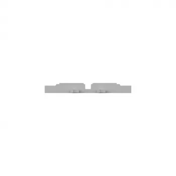 WAGO 221-2525 montageadapter voor verbindingsklemmen van de serie 221, 5-pack, grijs