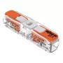 WAGO 221-2401 inline-splitsverbinder, 2-geleider, 0,2-4 mm², 600 stuks, transparant/oranje