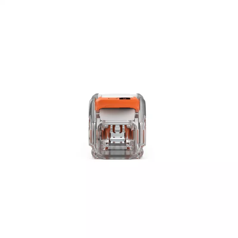 WAGO 221-2401 inline-splitsverbinder, 2-geleider, 0,2-4 mm², 600 stuks, transparant/oranje