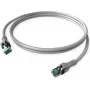 EasyLan DualBoot PushPull Cat.6a S/FTP patchkabel 10m - grijs