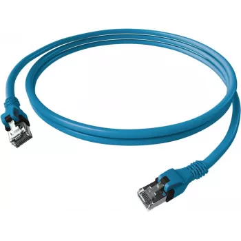EasyLan saCon DualBoot patchkabel S/FTP Cat.6A blauw 5,0m