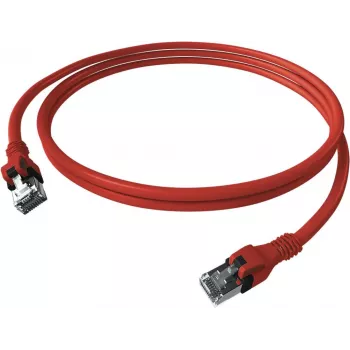 EasyLan saCon DualBoot patchkabel S/FTP rood 3,00m Cat.6A