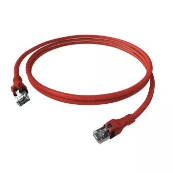 EasyLan saCon DualBoot patchkabel S/FTP rood 5,00m Cat.6A