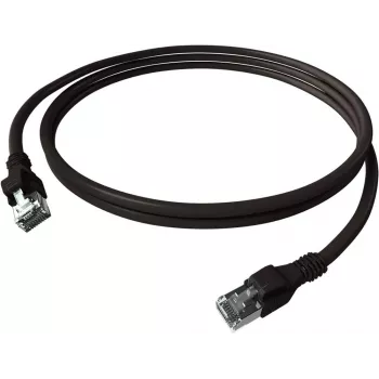 EasyLan saCon DualBoot patchkabel S/FTP zwart 5,00m Cat.6A