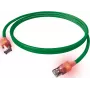 EasyLan DualBoot LED patchkabel RJ45 S/FTP Cat.6A (Class EA) met saCon-stekker - LSOH - groen - 7,5 m