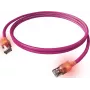 EasyLan DualBoot LED patchkabel RJ45 S/FTP Cat.6A (Class EA) - met saCon stekker - LSOH - violet - 7m