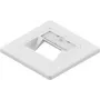 EasyLan CKVDUSL2R keystone-module-draagraam - 2 poorten - wit - inbouwmontage