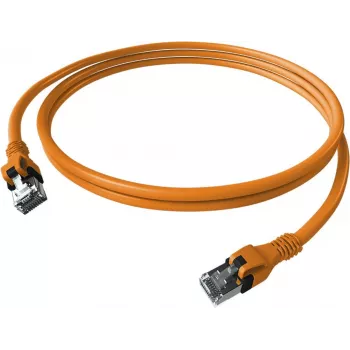 EasyLan saCon DualBoot-patchkabel S/FTP oranje 3,00m Cat.6A