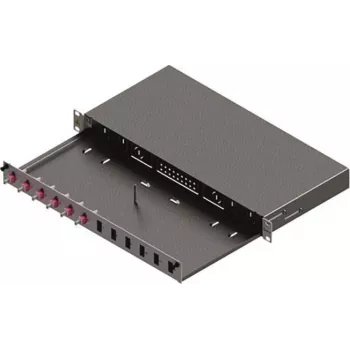 ZVK EasyLan LWL-verdeelpaneel Basic LSB0A224 Grade C 1U 12 poorten 6x LC-Duplex OM4