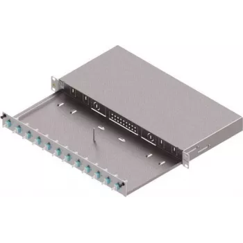 ZVK EasyLan fiberoptisch patchpaneel Basic LSB0B223 Grade C 1U 12 poorten 12x LC-Duplex OM3 - fiberoptisch (LSB0B223)