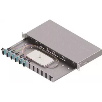 ZVK Easylan LWL-lasbehuizing Basic 1HE 6x SC-Duplex standaard OM3