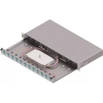 ZVK Easylan LWL-lascassette Basic SB0012481HE 12x LC-Duplex standaard OM3 uitschuifbaar - glasvezel-patchpaneel