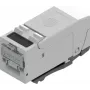 ZVK EasyLan fixLink Pro RJ45 Keystone-module Cat.6A afgeschermd 10GbE gereedschapsloos