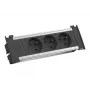 Bachmann Kapsa S 3xUTE verlengsnoer 2,0m CEE7/7 zwart