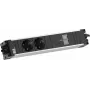 Bachmann STEP ALU tafel-stroomvoorziening 2x Schuko 1x USB-C 100W aluminium