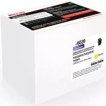 Edding EDD-6039 gele compatibele tonercartridge vervangt Lexmark 70C2HY0