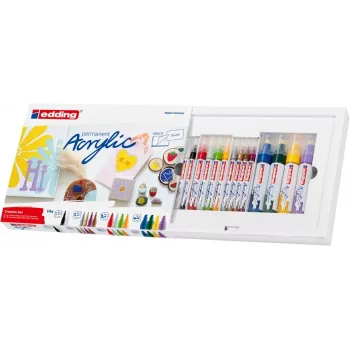 EDDING CS14B Acrylmarkerset assorti kleuren 14 stuks (4-CS14B)
