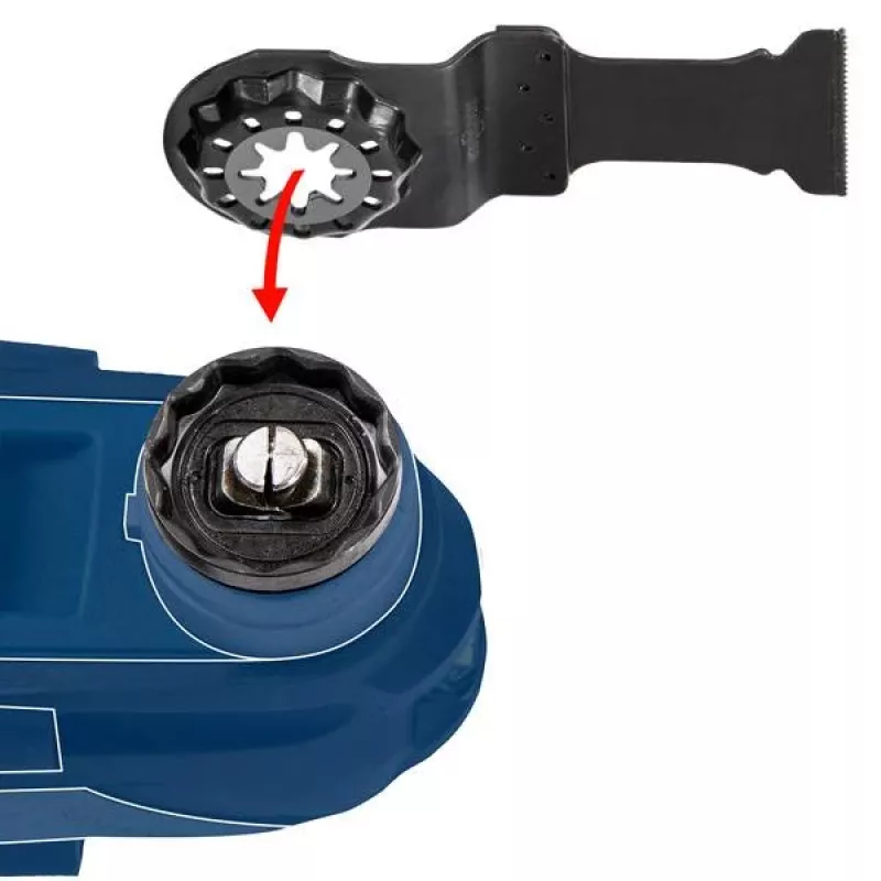 Bosch 2608669261 StarlockPlus bi-metaal inlegzaagblad 32 mm snijbreedte 50 mm snijdiepte 1 stuk